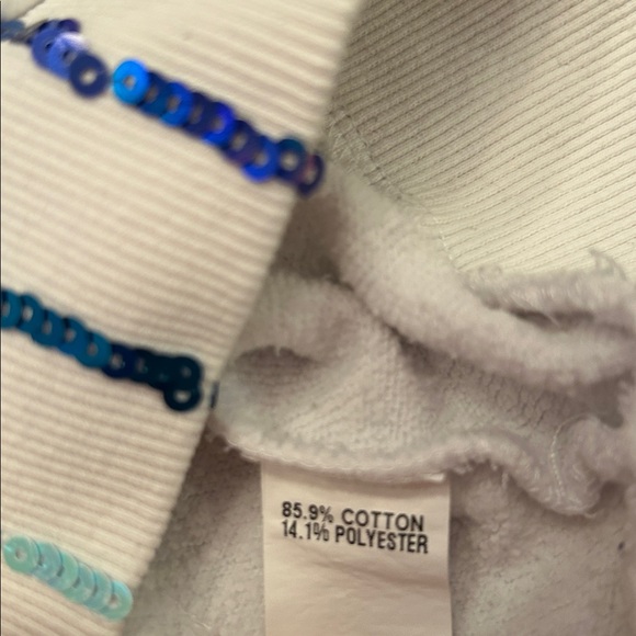 Queen of Sparkles SET XL Multi Sequin Sweatshirt and shorts set - Picture 15 of 16